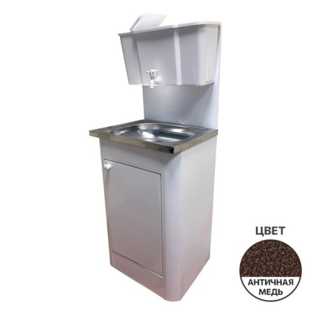 Washbuilder "Aquarius", cottage, without euns, stainless sink, 17 l, color antique copper-1
