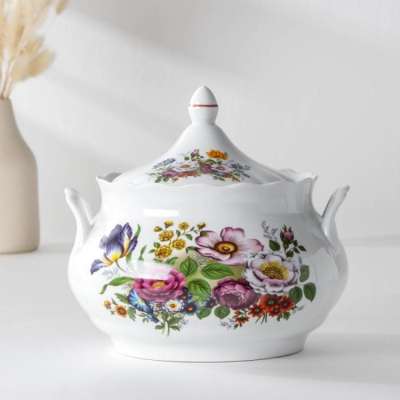 Set of tableware "Bouquet of flowers", 34 items-9