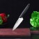 Knot Koty Samura, for fruits and vegetables, blade 7.5 cm, black hilt
