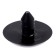 Rifle eyes with plugs, set 4 pcs., Size 1 pc. - 3 cm, black color