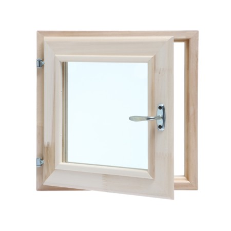 Window, 40 × 40cm, double glass of linden-5