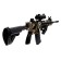 The assault rifle M416, shoots with gel bullets, works from the battery