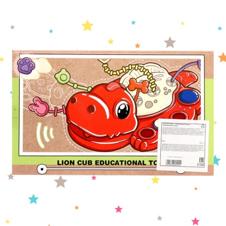 Developing toy "dinosaurus", the color of red-5
