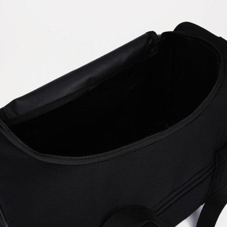 Road bag with lightning, external pocket, long belt, black color-2