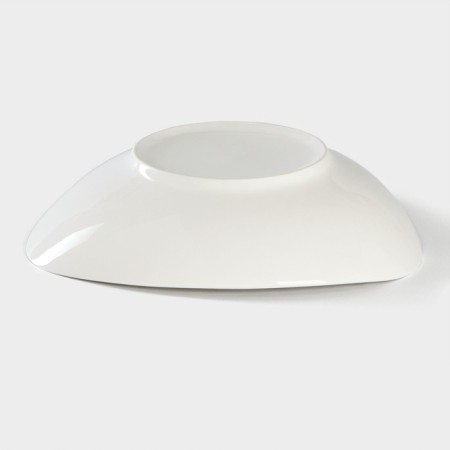 Porcelain serving “Aurora”, 500 ml, d = 19 cm, white color-3
