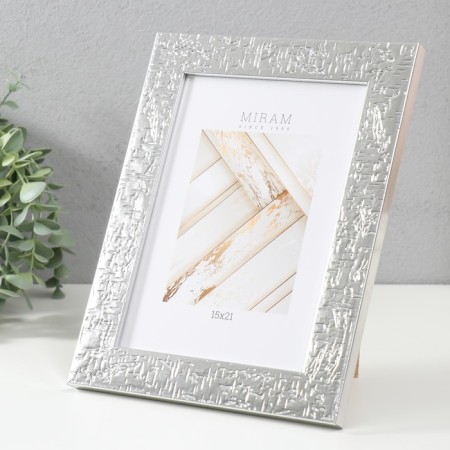 Photo frame Plastic "Mira" 15x21 cm, 651521-6 (plastic screen)-1