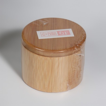 Organizer for storage "Bamboo", with a sliding cover, D 9 × 7 cm, brown color-6