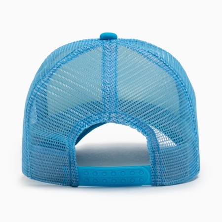 Baseball cap with minaku grid, blue color, size 56-58-7