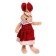 Soft toy "Zazyusha in a dress", color mix