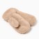 Women's mittens minku, brown color, 26 cm