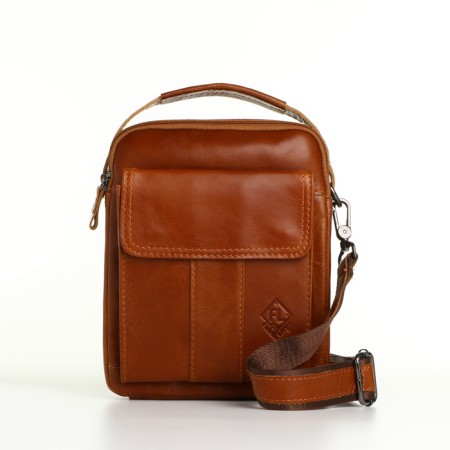 Male bag, Fidelio Largo, brown color-1