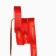 Satin tape with embossing "Happy Birthday!", Red, 2 cm x 22.5 m