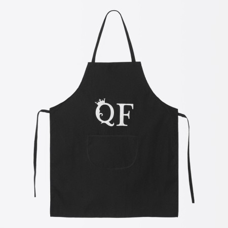 Apron for the master, the color is black-5