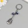 Keychain from the evil eye Metal "ship" 9.5 cm