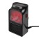 Portable heater Luazon LTO-09, 500W, 23 m², 2 modes, black, cord