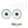 Watching double-sided watches, on the suspension "WelCome", D-23 cm, 47 x 31 cm, 1 aa, white