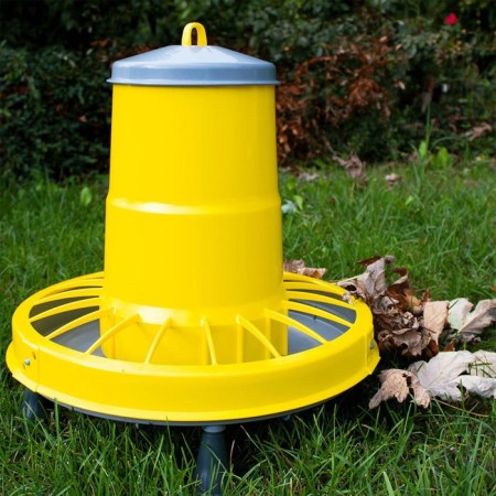 Bunker feeder for poultry 8.5 kg, on legs, plastic, compacta-4