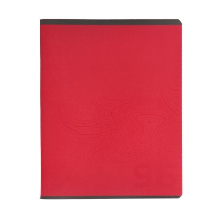 A notebook of 96 sheets in the Viva Magenta cage, covered cardboard, selective UV-lak, block 65 g/m2, mix-2