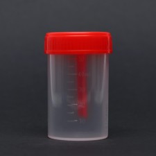 A coneiner with a spatula, sterile, in individual packaging, 60 ml
