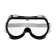 Protective tundra glasses, with polycarbonate lenses, black