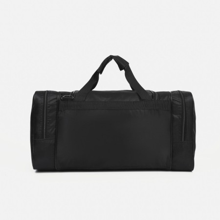 Road bag on lightning, 3 external pockets, a long belt, black color-1