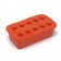 Box for growing green onions, 29 × 16 × 8.5 cm, 2.5 l, 10 holes, orange, Greengo