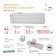 Emergency lamp LED era DBA-1, 230x67x40 mm, IP20, LED, 6W, 360LM, white color