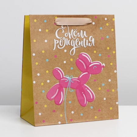 Package Gift Craft Vertical, Packaging, "Ball", Ml 23 x 27 x 11.5 cm