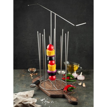 Shampoo for a tandoor ’’ hanging ’’ D-18 x H-50 cm, 10 skewers, shampoo length 36 cm-1