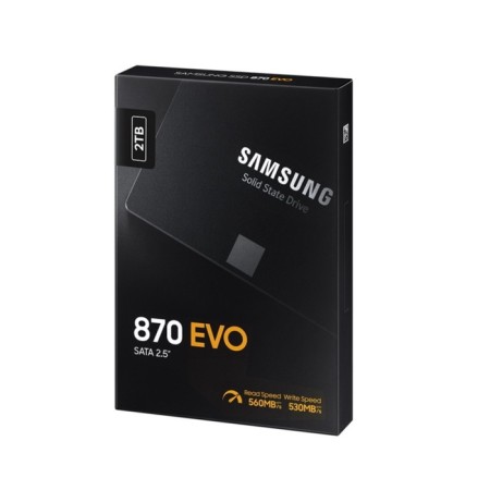 SSD Samsung 2.5 "870 EVO 2000 GB SATA III 3BIT MLC (TLC) MZ-77E2T0BW-9