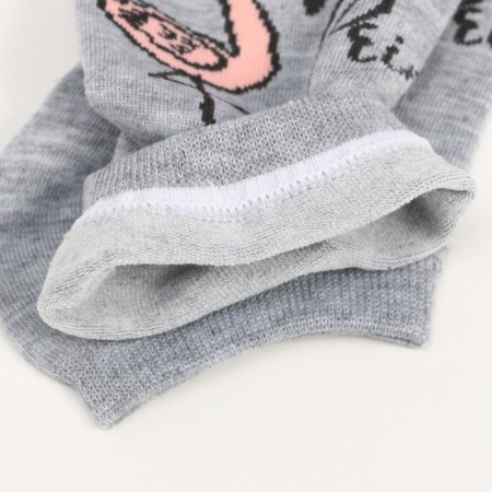 Women's socks "Flamingo", color mix, size 36-40-3