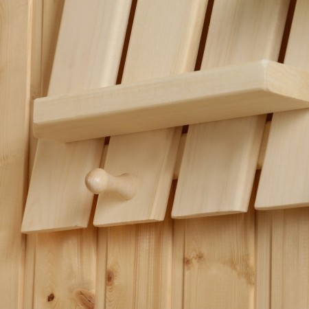 Pan-column "Fence", 3 hooks, linden, 78x37x10 cm-2