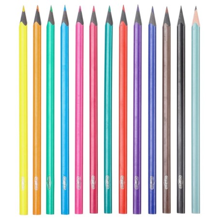 Colored pencils, 12 colors, trihedral, Smeshariki-3