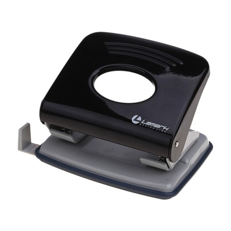 A hole with a ruler of 30 sheets, Lamark Metallic, black