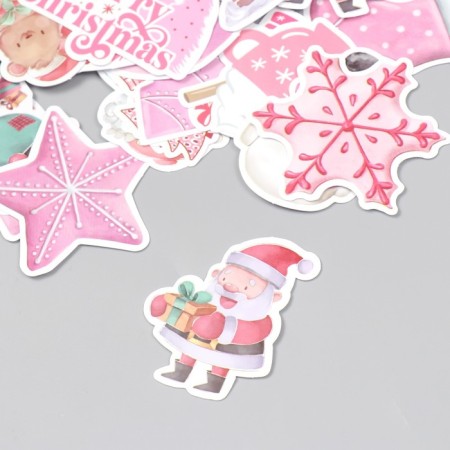 Stickers for creativity "Gingerbread Christmas" set 50 pcs 4x8 cm-1