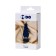 Anal plug Classic, silicone, blue color, 13 cm, d = 4.6 cm
