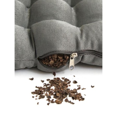 Pillow on the seat, size 40x40 cm, gray color-4