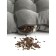 Pillow on the seat, size 40x40 cm, gray color