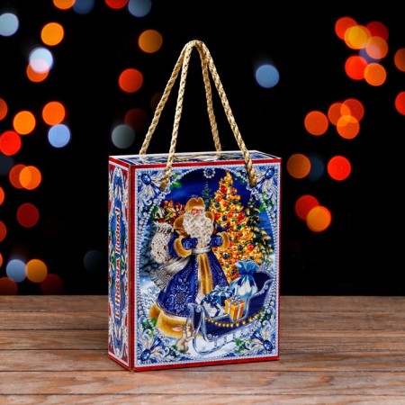 Gift box "Wonderful" in blue 16.5 x 7.9 x 20.8 cm