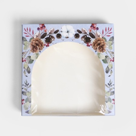 Folding box "New Year's botanist", 20 x 20 x 5 cm, New Year-2