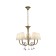 Suspended chandelier Mantra Paola, E14, 5x20W, 532 mm, matte gold color