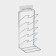 Vertical lid stand, 5 tiers 15 × 16 × 36 cm, color chromium