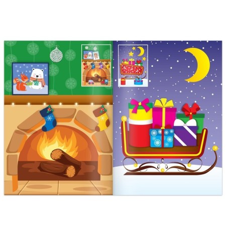 New Year's applications "Kitten" stickers-2