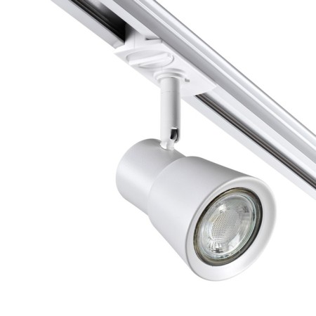 Trick lamp for a single -phase two -core (universal) novotech busbar. Molo, 50W, GU10, 155x95x81 mm, white color-3