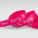Republic tape "Don’t work be happy", 25 mm, 23 ± 1 m, raspberry/white color