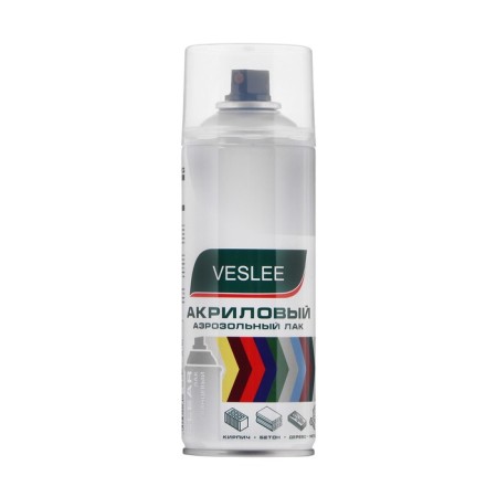 Veslee aerosol varnish, glossy, 520 ml