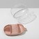 Steam for jewelry "Portable box" 3 cells, 7 stripes, 15 × 8 × 5 cm, pink color