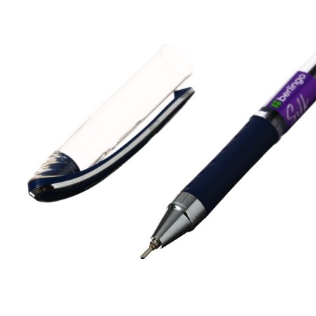 Ballic handle Silk Touch 2000, node 0.7 mm, blue ink, needle rod, flu-6