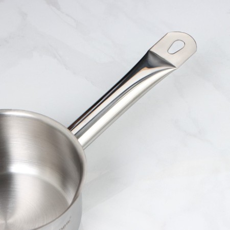 Bucket without a lid “catering”, 1 l, d = 14 cm, h = 7 cm, metal handle, with a heat distribution layer, induction-3