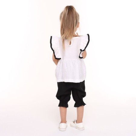 Kit for girls, white/black color, height 104 cm-3